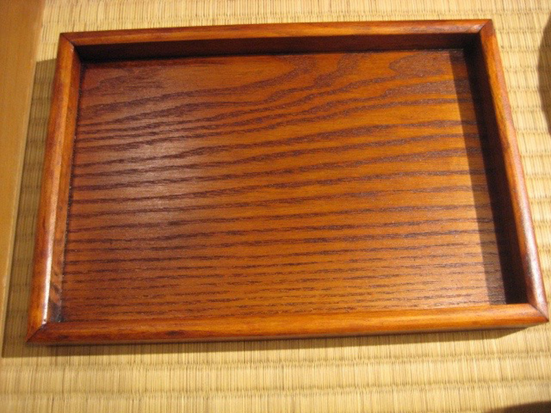 Saroshi - Tablett Holz natur 18 cm x 26 cm